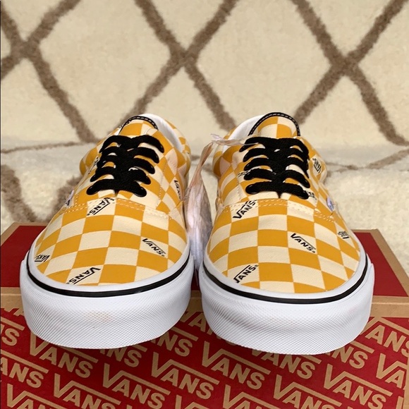 VANS ERA big checkerboard yellow/true white Womens - Picture 16 of 16